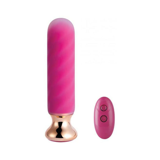 Rose Twister Hands-free Remote Vibrating Anal Plug - SexToy.com