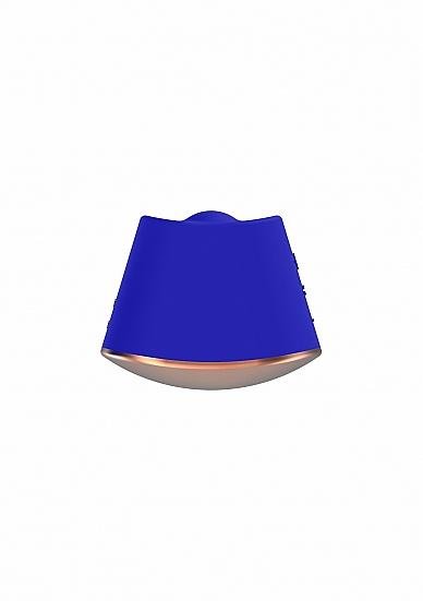 Rotating & Vibrating Clitoral Stimulator - Dazzling - Blue | SexToy.com