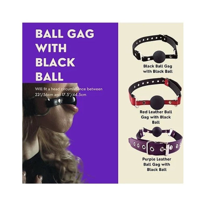 Rouge Ball Gag Black | SexToy.com