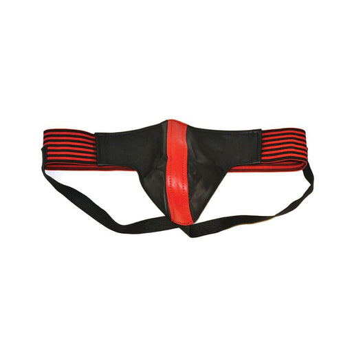 Rouge Jocks with Stripes Black/Red Large | SexToy.com