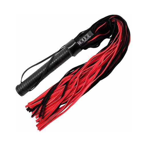 Rouge Leather Flogger Black/Red | SexToy.com