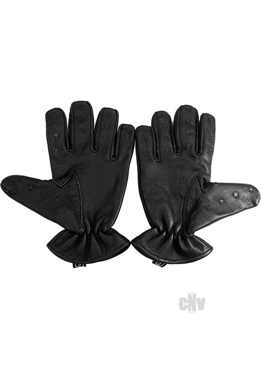 Rouge Vampire Gloves Black Xlarge - SexToy.com