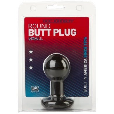 Round Butt Plug Small Black | SexToy.com