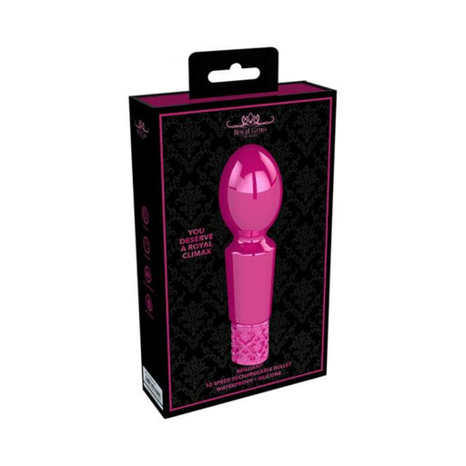 Royal Gems - Brilliant - Silicone Rechargeable Bullet - Pink | SexToy.com