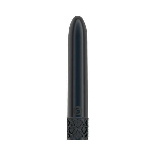 Royal Gems - Shiny Abs Rechargeable Bullet Gunmetal | SexToy.com