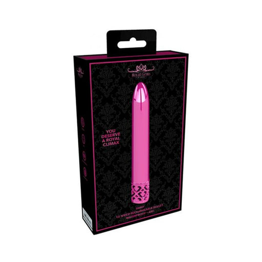 Royal Gems - Shiny - Abs Rechargeable Bullet - Pink | SexToy.com
