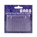 Purple soap bar embossed with "DIRTY BITCH" in clear plastic packaging on a purple backing card.