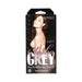 Packaging of Sasha Grey Deep Throat Pocket Pal featuring a model in lingerie and product branding on a black background.