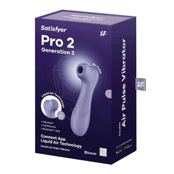 Satsifyer Pro 2 Generation 3 With App Lilac - SexToy.com