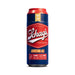 Blush Schag's Arousing Ale Stroker in frosted blue and red can design with product branding and features visible.
