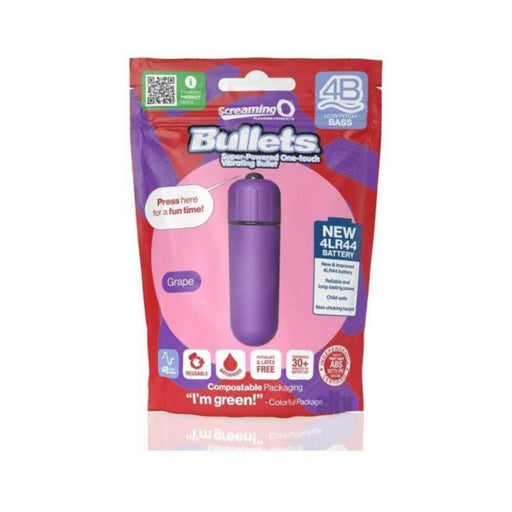 Screaming O 4b Bullet Vibrator Grape | SexToy.com