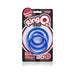 Packaging of Screaming O Ringo Pro X3 with three blue soft, stretchy silicone rings for a comfortable fit.