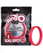Red Screaming O Ringo Pro XXL silicone ring with packaging highlighting 2.25-inch diameter and reusable design.