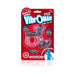 Screaming O VibrOman kit with vibrating tongue ring, finger vibe, and erection band in clear packaging on red background.
