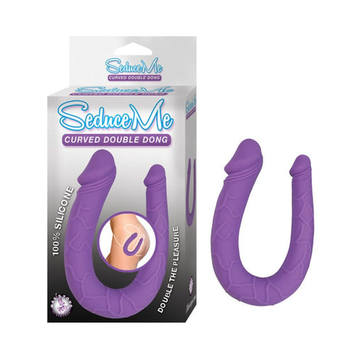Seduce Me Curved Double Dong Purple | SexToy.com