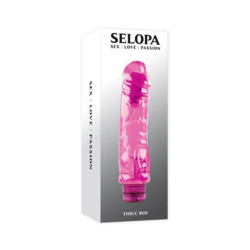 Selopa Thicc Boi Vibrating Vibe Rubber Pink - SexToy.com