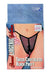 SENSUAL LINGERIE COLLECTION SHEER CROTCHLESS PANTY BLACK | SexToy.com
