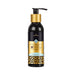 Sensuva Ultra-Stimulating On Insane Ice personal moisturizer in a black bottle with gold and blue label and pump dispenser.