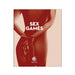 Cover of the Sex Games Mini Book featuring a stylized silhouette of a person with hands tied behind their back with a ribbon.