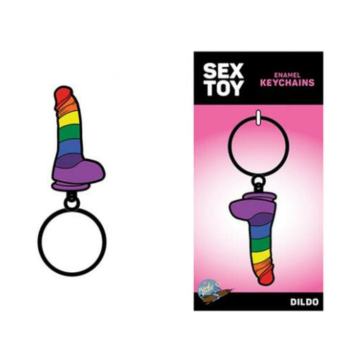 Sex Toy Keychain Rainbow Dildo | SexToy.com