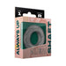 Small Shaft Model R C-ring in gray silicone displayed in pink and green packaging with size 1 and model R labels.