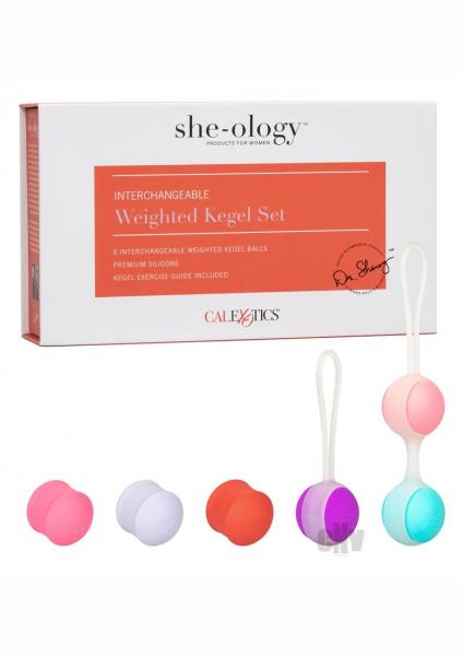 She-ology Interchangeable Weighted Kegel Set | SexToy.com