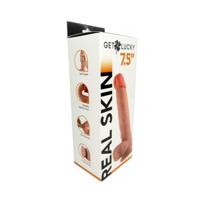 Shibari Get Lucky 7.5 Real Skin Light Brown " - SexToy.com