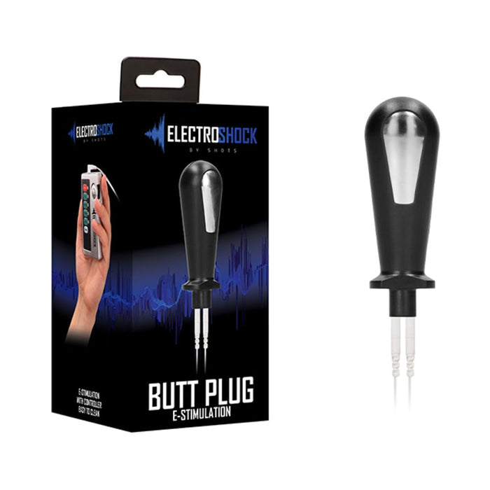Shots Electroshock E-stim Butt Plug Black | SexToy.com
