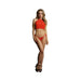 Shots Le Desir Festive Rhinestone Top And Thong Os Red | SexToy.com