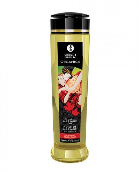 Shunga Organica Kissable Massage Oil - 8 Oz Maple Delight | SexToy.com