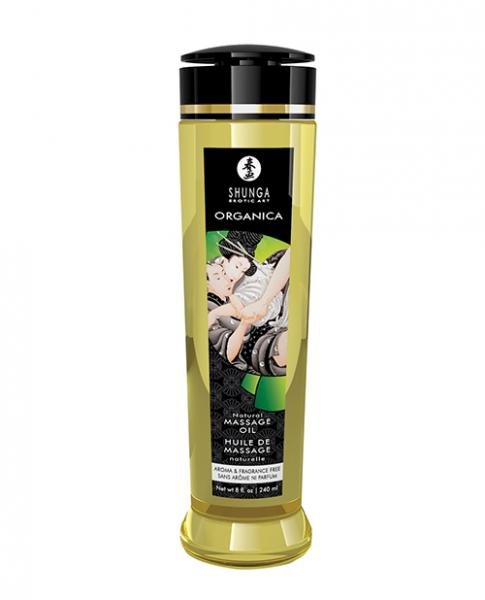 Shunga Organica Kissable Massage Oil - 8 Oz Natural | SexToy.com