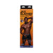 Packaging box for Signature Cocks Jax Slayher 10 Inch Ultraskyn dual density toy featuring a muscular man on an orange background.