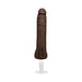 Realistic 10-inch chocolate-colored ULTRASKYN dildo with removable Vac-u-lock suction cup base.