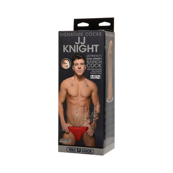 Signature Cocks Jj Knight 8.5 Inch Ultraskyn Cock With Removable Vac-u-lock Suction Cup Vanilla - SexToy.com