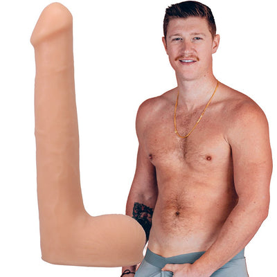 Signature Cocks Oliver Flynn Ultraskyn Cock With Removable Vac-u-lock Suction Cup 10in Vanilla - SexToy.com