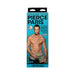 Packaging for Signature Cocks Pierce Paris 9 Inch Ultraskyn dildo featuring a shirtless male model on a blue background.