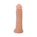 Vanilla-colored 8-inch lifelike Ultraskyn dildo with removable Vac-u-lock suction cup base.