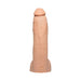 Realistic 9-inch flesh-toned dildo replica with detailed texture and lifelike Ultraskyn material finish.