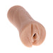 Vanilla-colored realistic pocket stroker sleeve made from lifelike ULTRASKYN material.