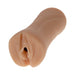 Vanilla-colored Ultraskyn pocket stroker designed for realistic texture and discreet use.