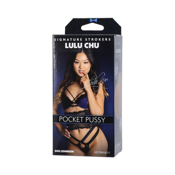 Signature Strokers Lulu Chu Ultraskyn Pocket Pussy Vanilla - SexToy.com