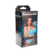 Packaging box of Signature Strokers Natasha Nice Ultraskyn Pocket Pussy with model image in blue lingerie on front.