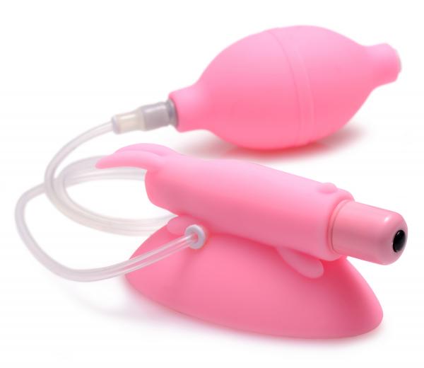 Silicone Vibrating Pussy Cup Pink | SexToy.com