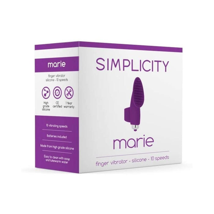 Simplicity Marie Finger Vibrator Purple | SexToy.com
