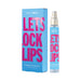 Simply Sexy Let's Lock Lips pheromone perfume spray with blue and pink packaging, 0.3 fl oz bottle and box.