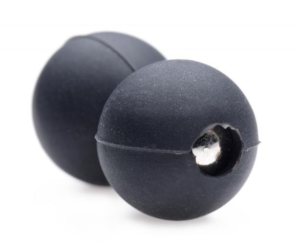 Sin Spheres Silicone Magnetic Balls Black | SexToy.com