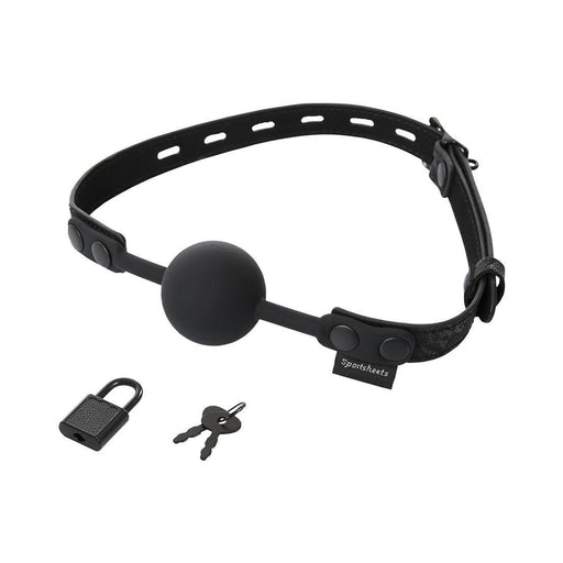 Sincerely, Ss Locking Lace Silicone Ball Gag | SexToy.com