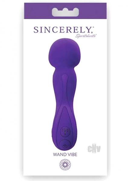 Sincerely Wand Vibe Purple | SexToy.com