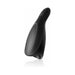 Sleek black silicone vibrating cock teaser with ergonomic design and smooth surface for enhanced pleasure.