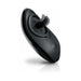 Black Sir Richard's Control Silicone Rim Joy with flexible tongue attachment and ergonomic design on white background.